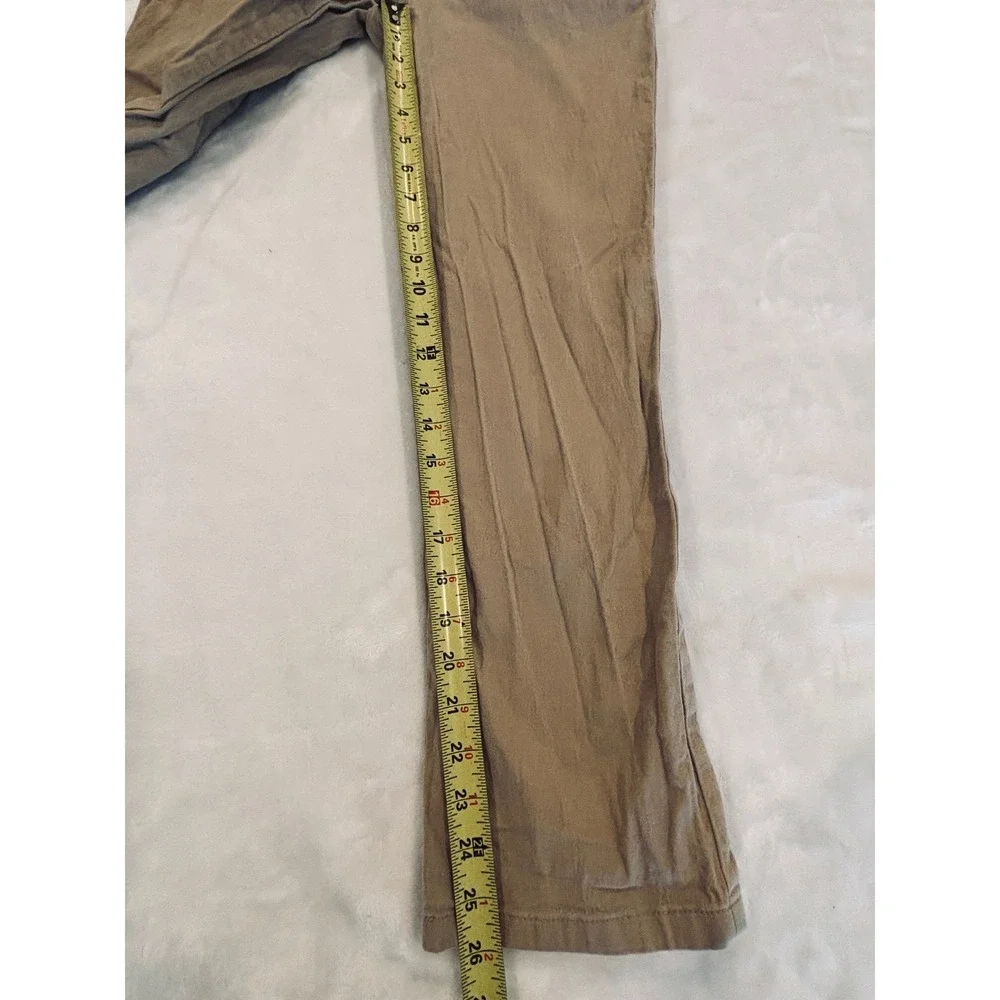 Old Navy Boys XL 14-16 Straight Built-In Flex Khaki Tan Chino Pants Drawstring